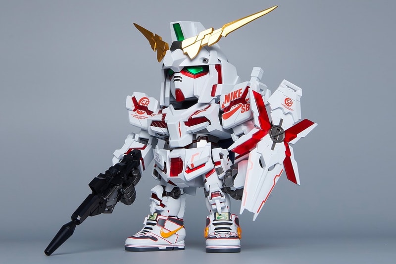 Gundam x Nike SB Dunk High 聯乘模型系列正式登場