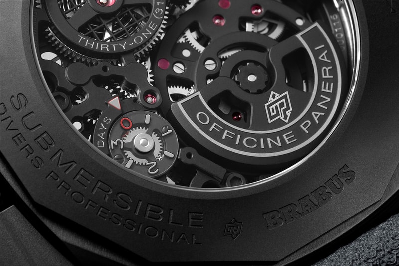 Panerai 攜手 Brabus 推出限量 100 枚 Submersible 聯乘錶款