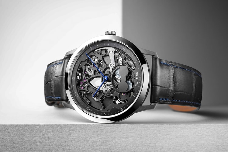 Hermès 推出全新 Slim d’Hermès Squelette Lune 鏤空月相錶款