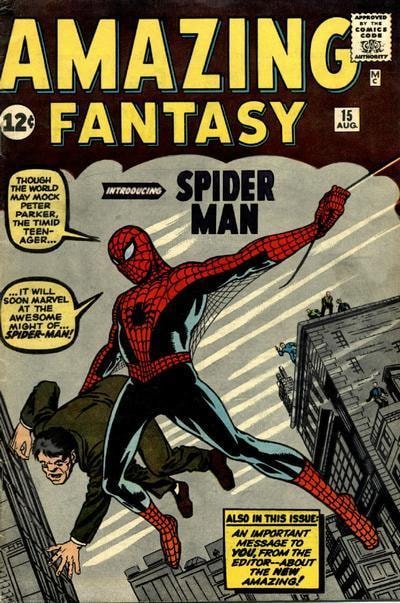 《蜘蛛人 SPIDER-MAN》初登場漫畫以破紀錄「天價」成交