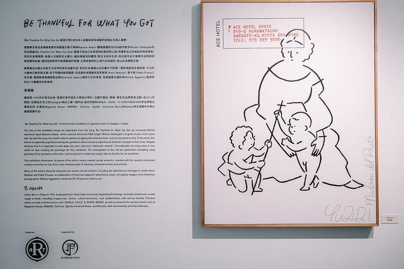 率先走進長場雄首個台北個展《Be Thankful For What You Got 感恩日常》