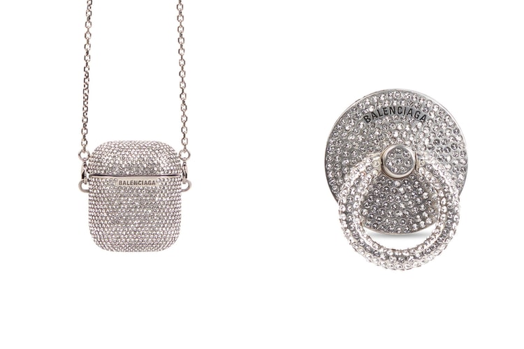 Balenciaga 水鑽 AirPods 保護殼與指環支架正式登場