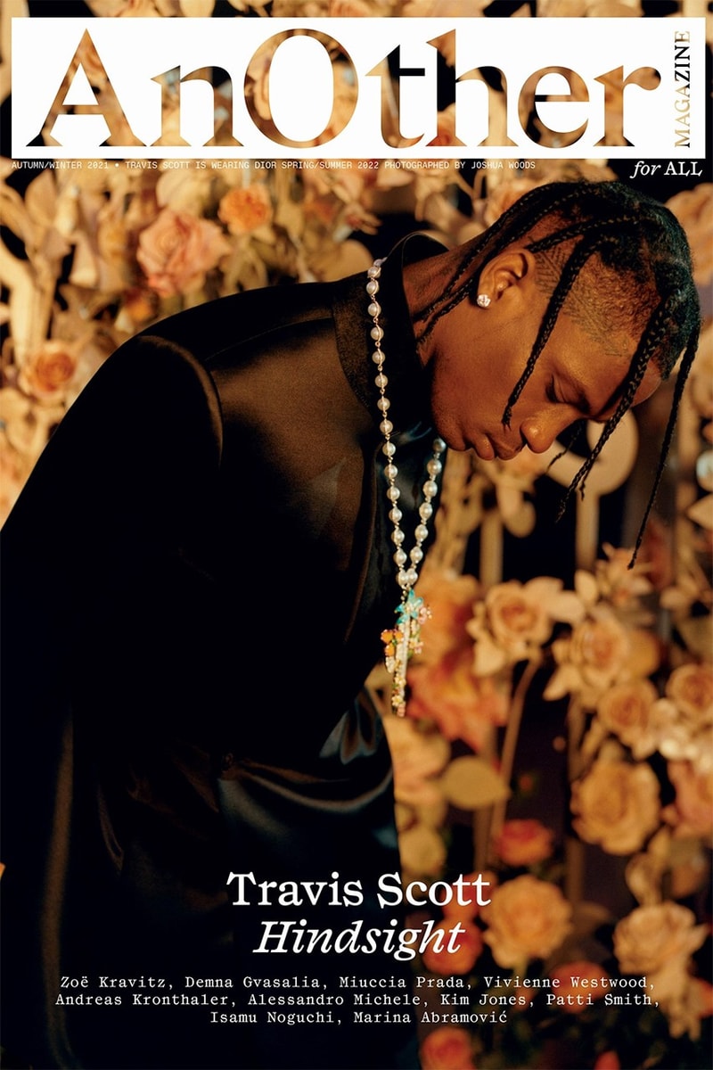 Travis Scott 於時尚雜誌親自著用 Dior 合作系列