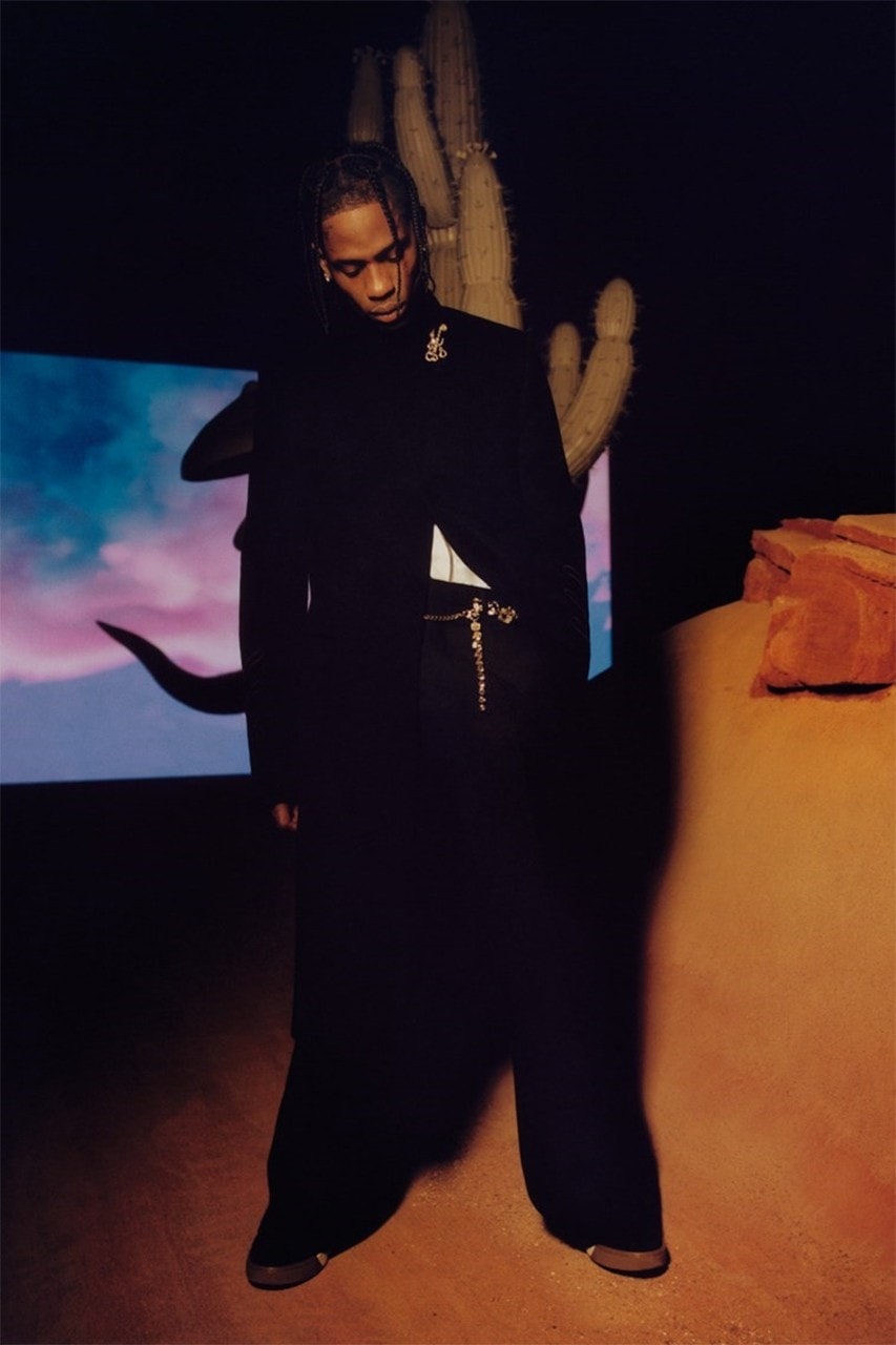 Travis Scott 於時尚雜誌親自著用 Dior 合作系列