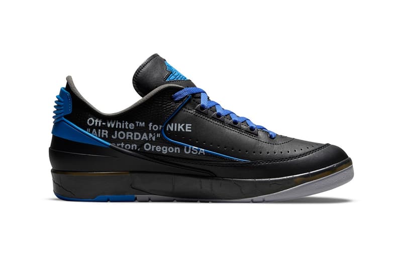 Off-White™ x Air Jordan 2 Low 最新聯名配色「Black/Blue」官方圖輯曝光
