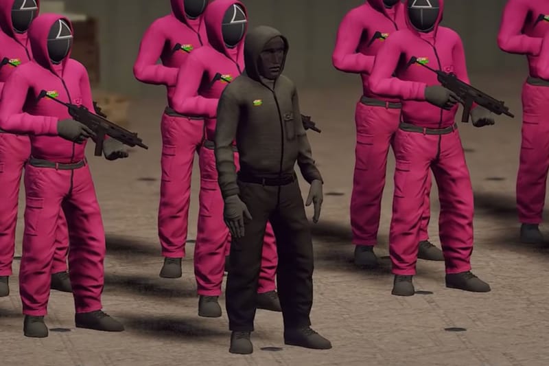 觀賞《GTA V》玩家打造《魷魚遊戲 Squid Game》模組