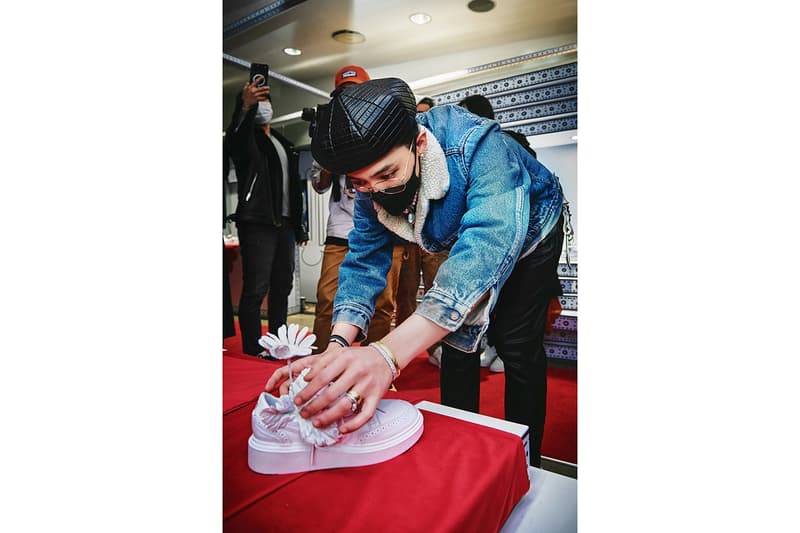 G-Dragon 親臨 PEACEMINUSONE x Nike Kwondo 1 最新聯名鞋款 Pop-Up 店舖