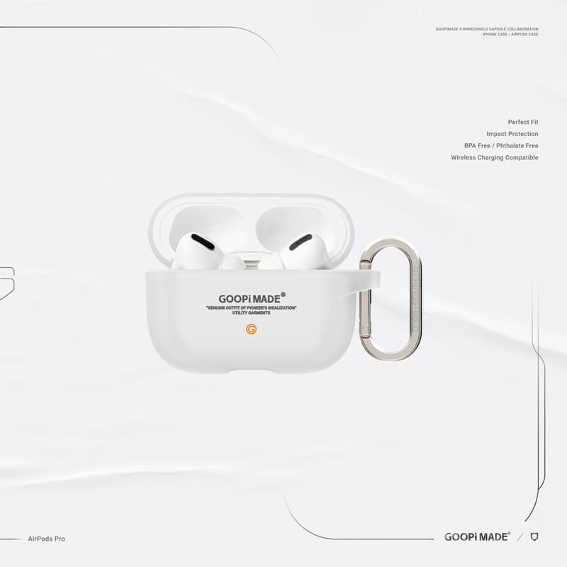 GOOPiMADE 攜手 RhinoShield 推出全新 iPhone、AirPods 聯名保護殼