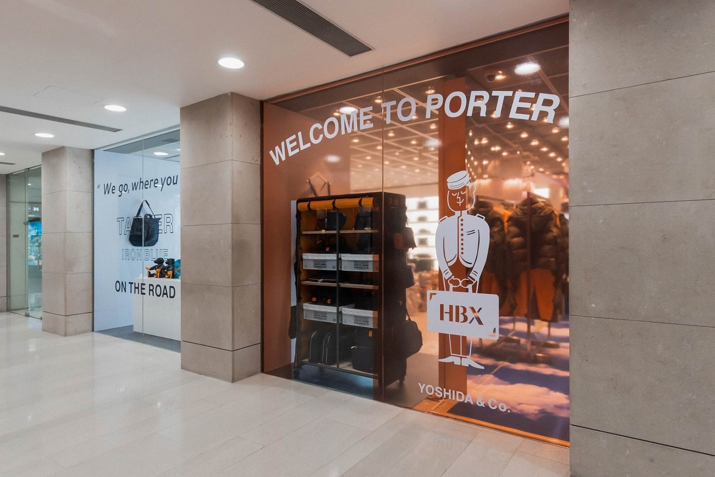 PORTER 攜手 HBX 於香港開設 TANKER「IRON BLUE」系列快閃店鋪