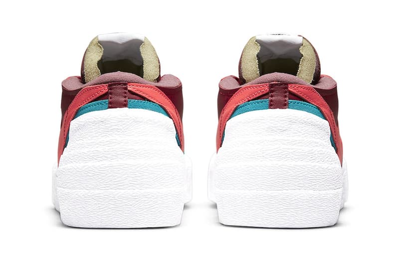 KAWS x sacai x Nike Blazer Low「Purple Dusk」、「Team Red」官方圖輯公佈