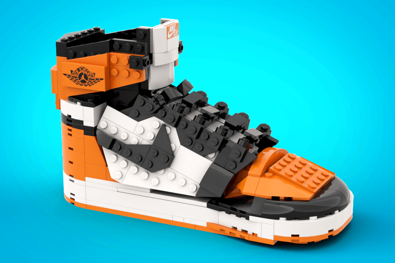 LEGO IDEAS 實體化 Air Jordan 1 經典元年配色積木模型