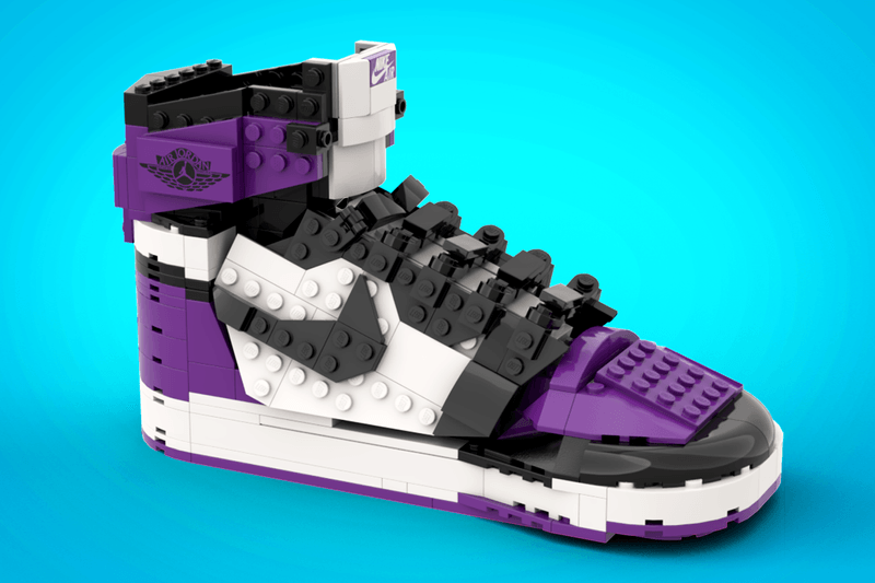 LEGO IDEAS 實體化 Air Jordan 1 經典元年配色積木模型