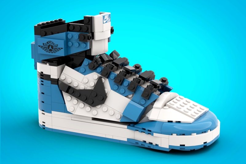 LEGO IDEAS 實體化 Air Jordan 1 經典元年配色積木模型
