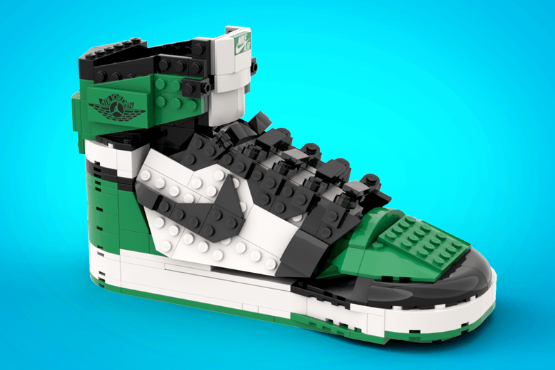 LEGO IDEAS 實體化 Air Jordan 1 經典元年配色積木模型