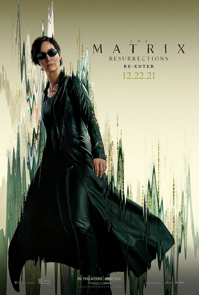 Keanu Reeves 主演科幻大作《駭客任務 The Matrix：Resurrections》釋出電影角色海報