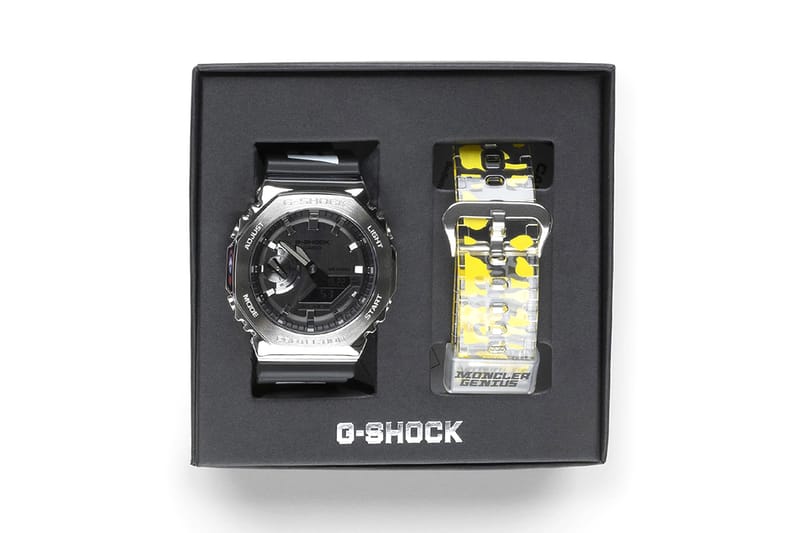 Moncler Genius x G-Shock GM2100-1AER 全新聯乘錶款發佈