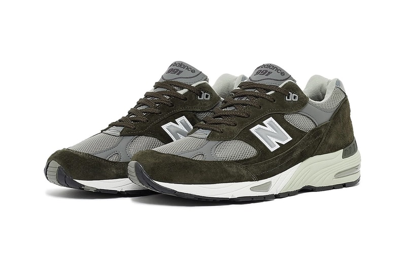New Balance 991 鞋款推出最新「Olive/Gray」配色