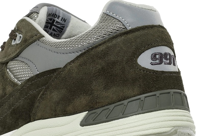 New Balance 991 鞋款推出最新「Olive/Gray」配色