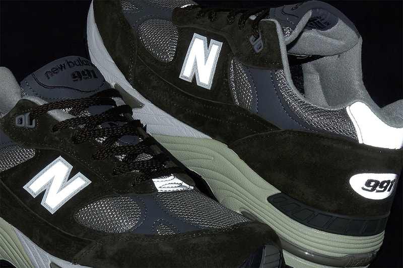 New Balance 991 鞋款推出最新「Olive/Gray」配色