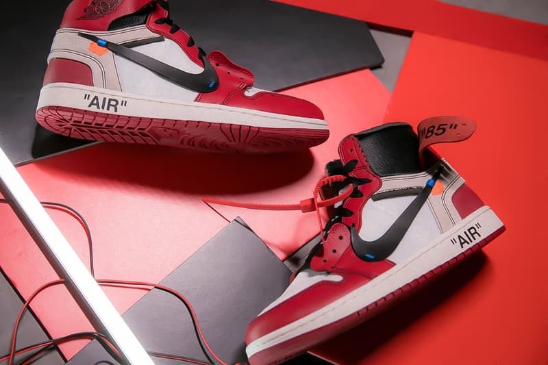 Off-White™ x Air Jordan 1「Chicago」轉售價格呈現井噴式成長