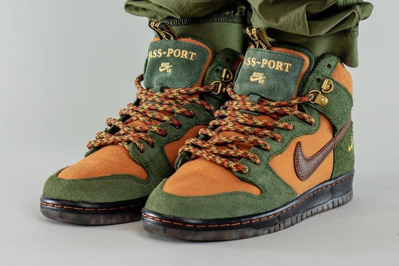 率先預覽 Pass~Port x Nike SB Dunk High 最新配色「Workboot」上腳圖輯