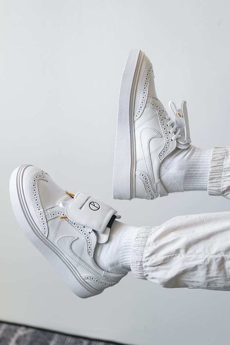 率先近賞 PEACEMINUSONE x Nike Kwondo1 最新聯乘鞋款上腳圖輯