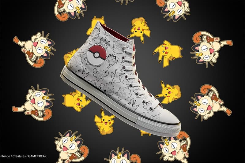 Converse 攜手 Pokémon 打造 25 週年紀念聯名鞋款、服裝及配飾系列