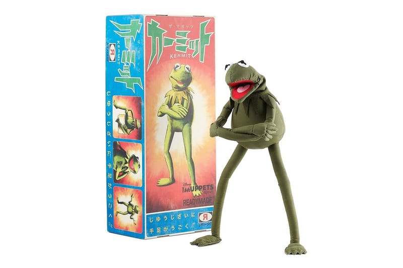 READYMADE 軍用帳篷布「Kermit The Frog」玩偶正式登場