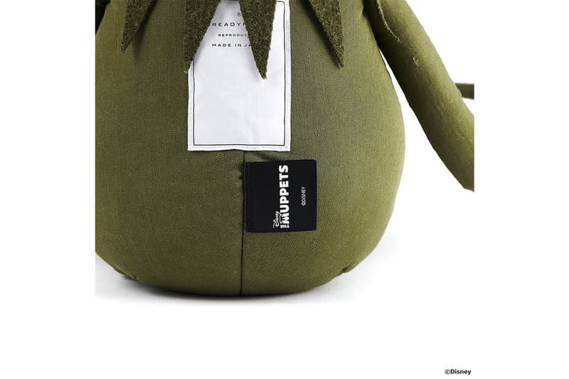 READYMADE 軍用帳篷布「Kermit The Frog」玩偶正式登場