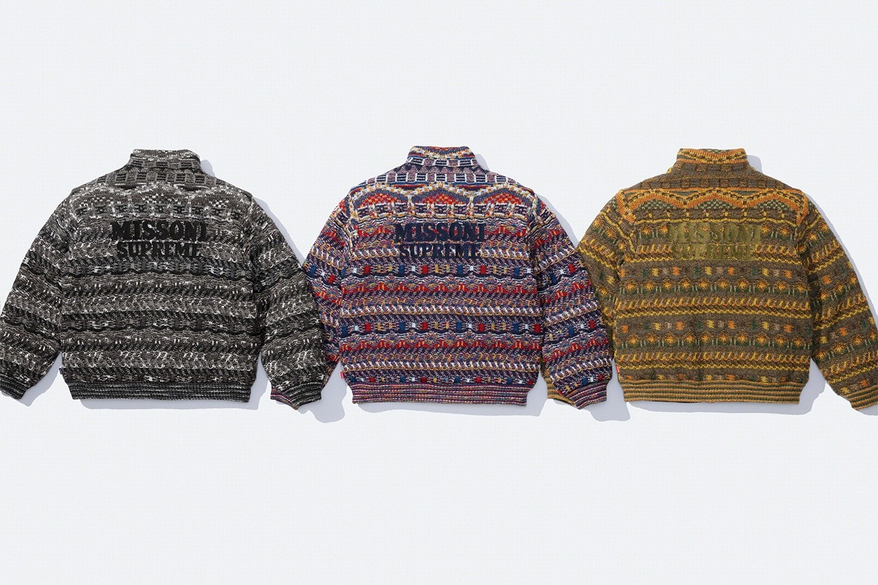 Supreme x Missoni 2021 autumn joint series officially released