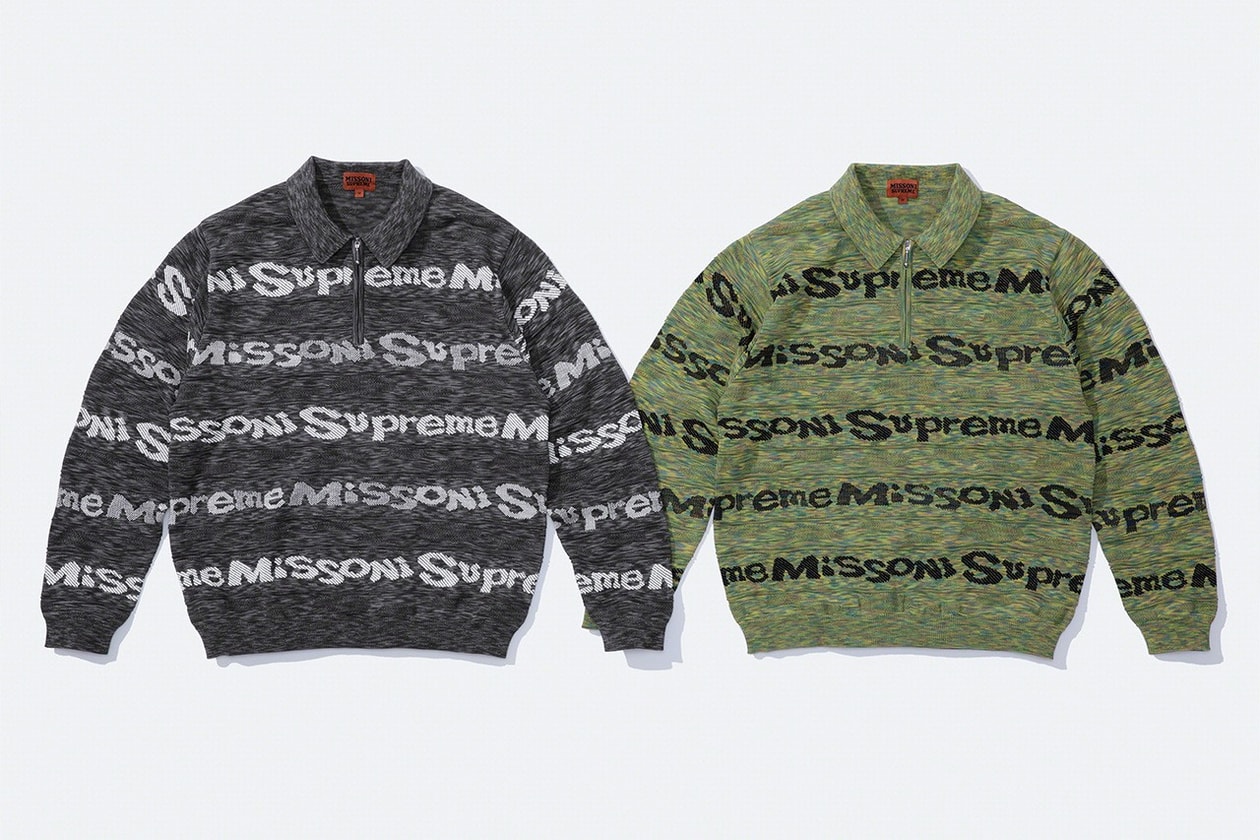 Supreme x Missoni 2021 秋季聯乘系列正式發佈