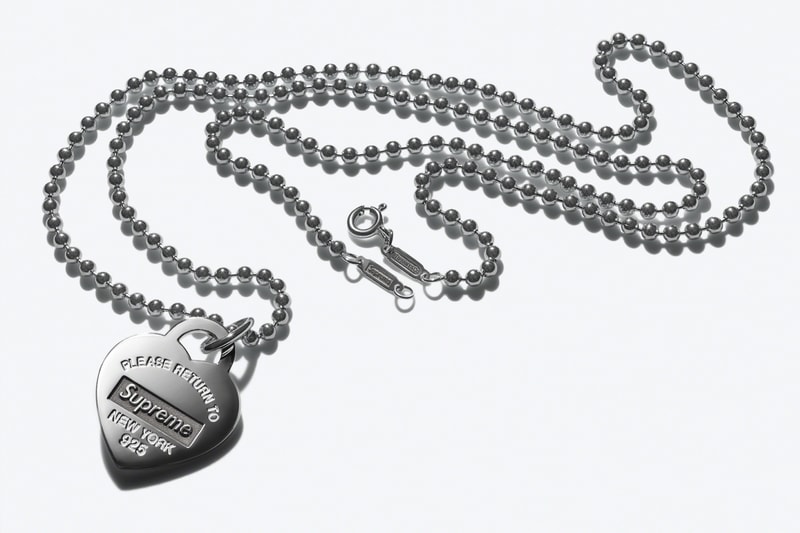 Supreme x Tiffany & Co. 全新 2021 秋季聯乘系列正式登場