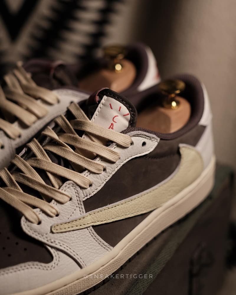 再次近賞 Travis Scott x Air Jordan 1 Low 最新聯乘配色「Reverse Mocha」