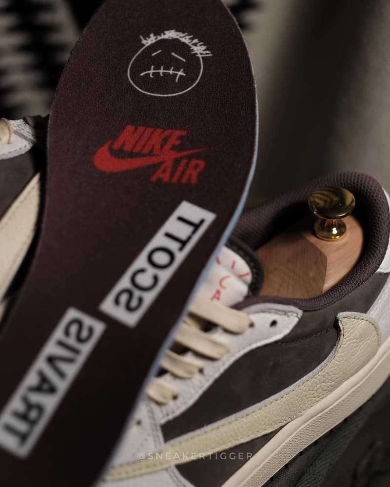 再次近賞 Travis Scott x Air Jordan 1 Low 最新聯乘配色「Reverse Mocha」