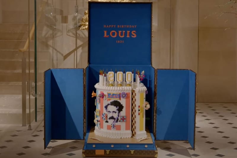 Louis Vuitton 攜手 LEGO 打造最新聯名創辦人生日紀念蛋糕積木模型