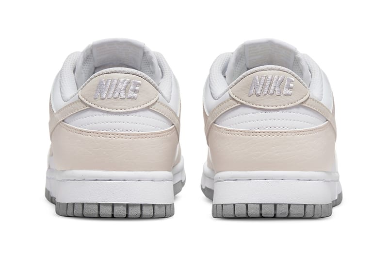 dunk low white beige