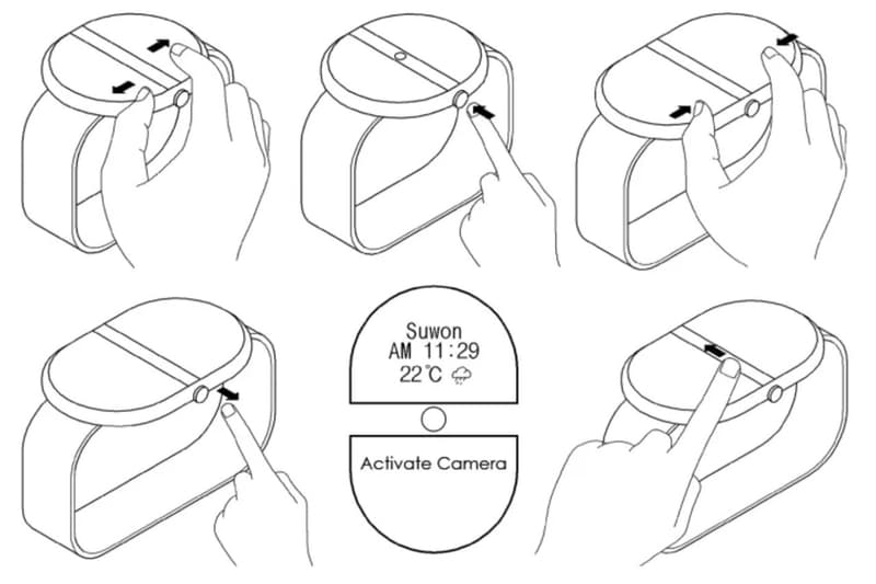 Samsung 為「可捲動螢幕」智能手錶申請專利