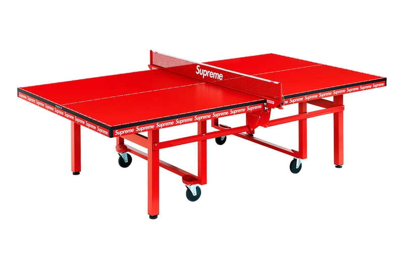 Supreme x Butterfly® 最新聯名室內乒乓球桌正式發售