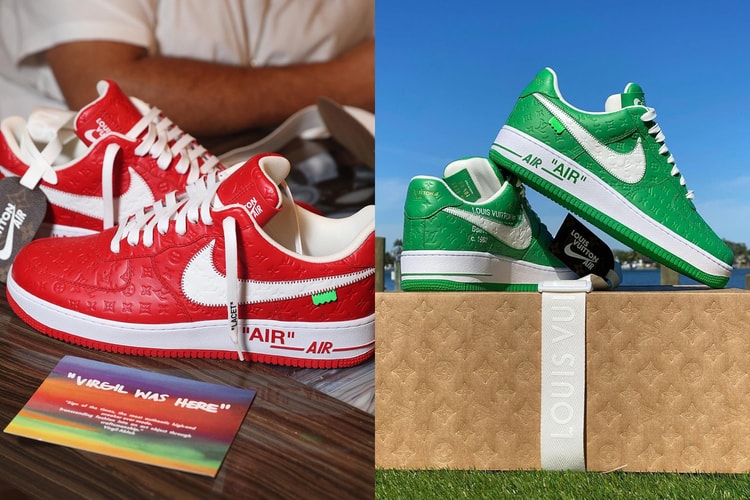 Eminem、DJ Khaled、Fat Joe 等人展示 Louis Vuitton x Nike Air Force 1 專屬鞋款
