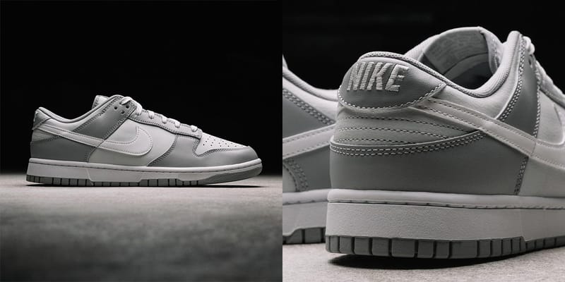 nike dunk low grey fog restock