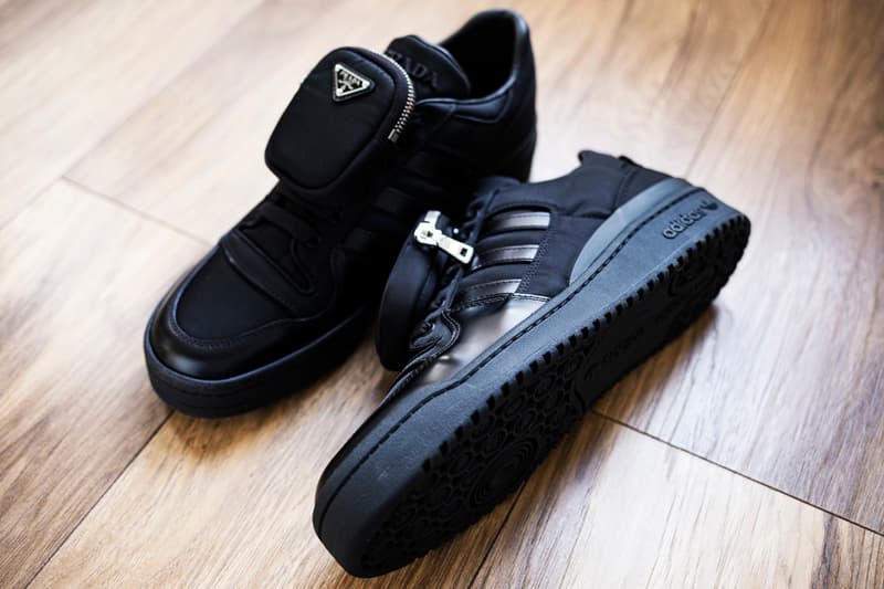 獨家近賞 Prada x adidas Originals Forum Low 全黑配色鞋款