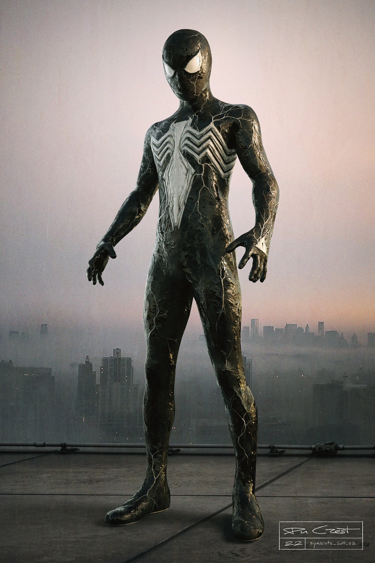《Spider-Man: No Way Home》官方繪師揭示從未曝光「共生體戰衣」