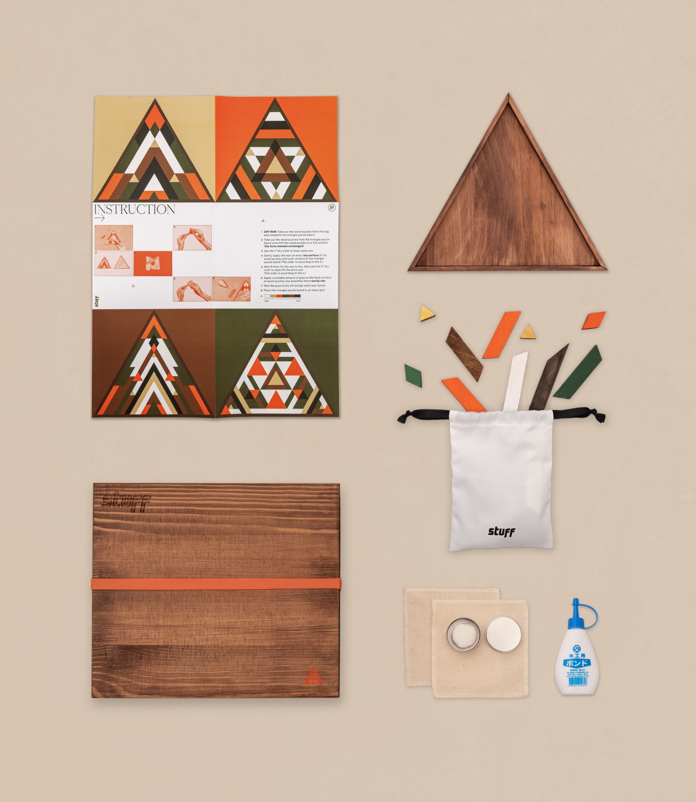 香港創意品牌「STUFF 野」推出木塊拼圖板套裝