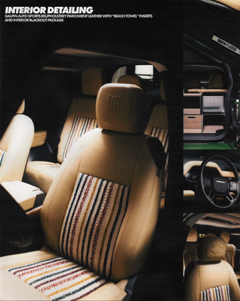 UNDEFEATED 攜手 Galpin Motors 打造 Land Rover Defender 90 定製車款