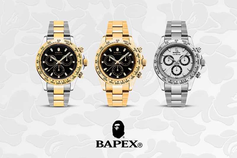 A BATHING APE® 全新 TYPE 4 BAPEX 錶款即將上架