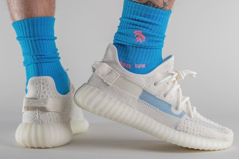 率先上腳 adidas YEEZY BOOST 350 V2 最新全白鞋款「Pure Oat」