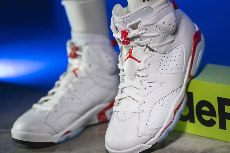 率先上腳 Air Jordan 6 最新配色「Red Oreo」