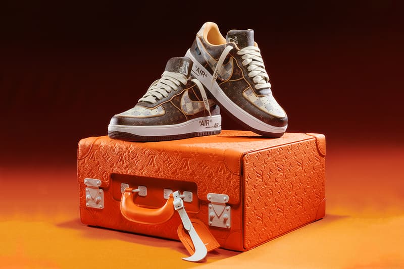 The Louis Vuitton and Nike “Air Force 1" by Virgil Abloh 競標最高價突破 $35 萬美元