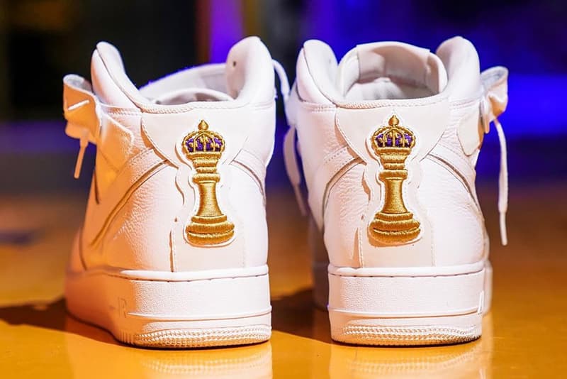 揭示 LeBron James 專屬定製鞋款 Nike Air Force 1 Mid「King of LA」