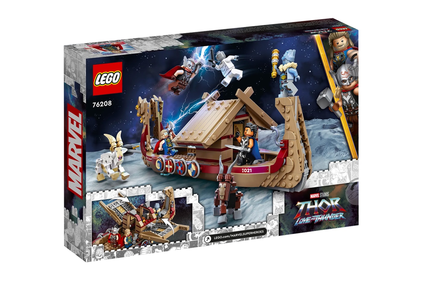 LEGO《Thor: Love and Thunder》「山羊船 The Goat Boat」積木套組正式發佈